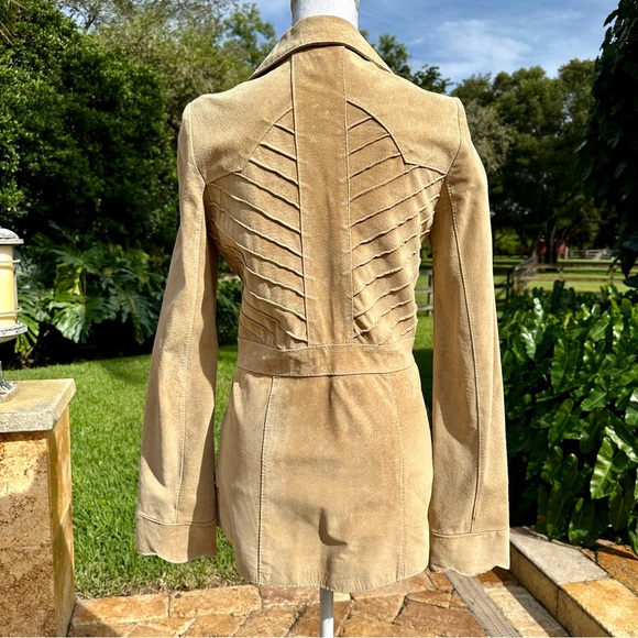 Arden B Leather Suede Jacket - Picture 3 of 9